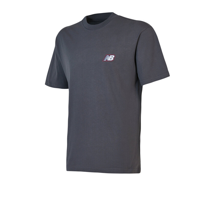 New Balance Lifestyle Gri Erkek Tshirt - 1