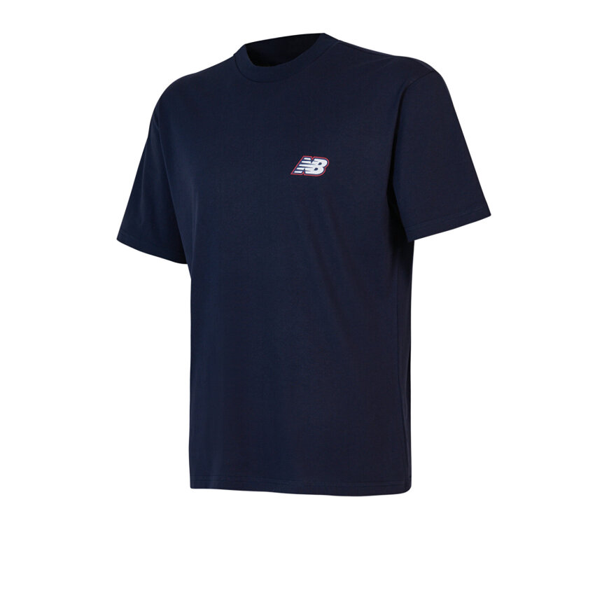 New Balance Lifestyle Lacivert Erkek Tshirt - 1