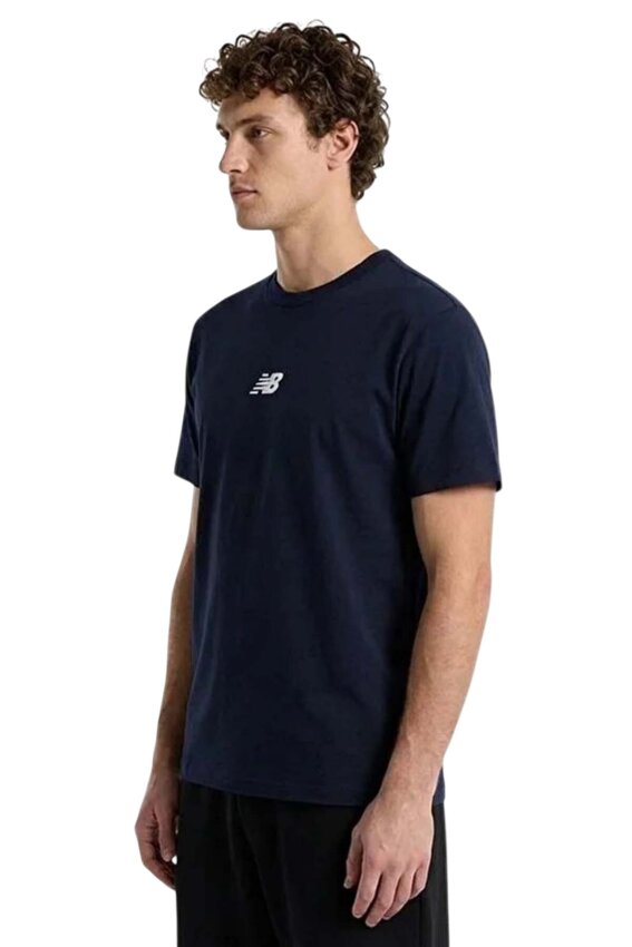 New Balance Lifestyle Lacivert Erkek Tshirt - 1