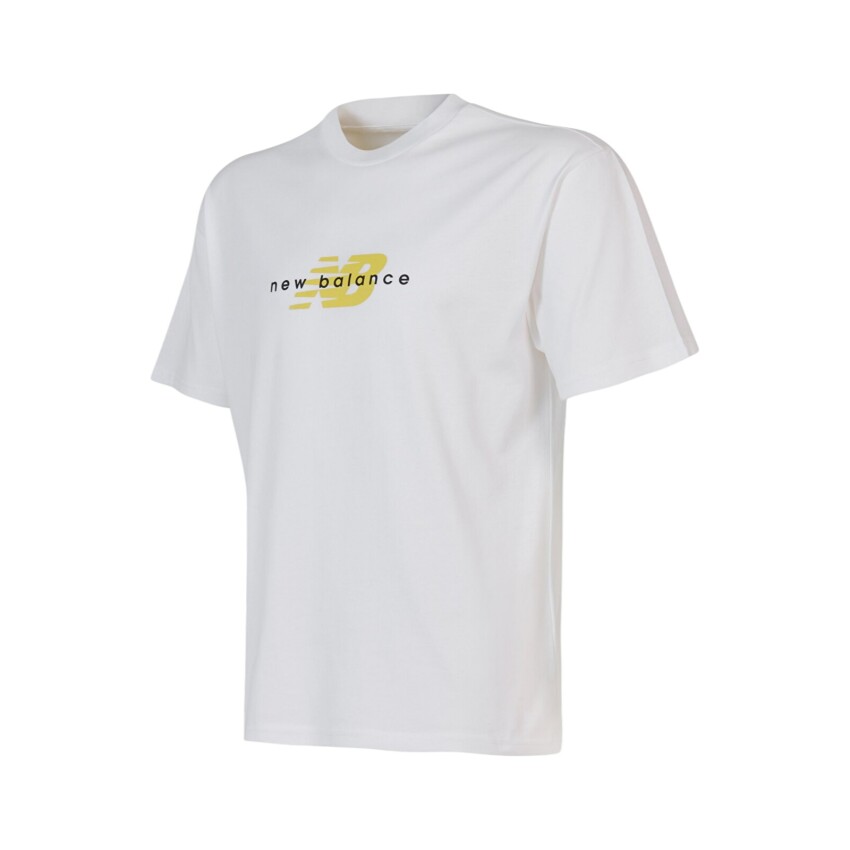 New Balance Lifestyle Men Beyaz Erkek Tshirt - 1