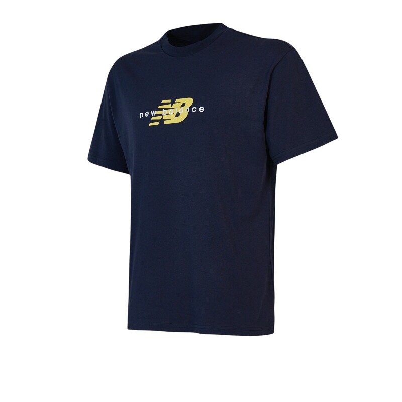 New Balance Lifestyle Men Lacivert Erkek Tshirt - New Balance