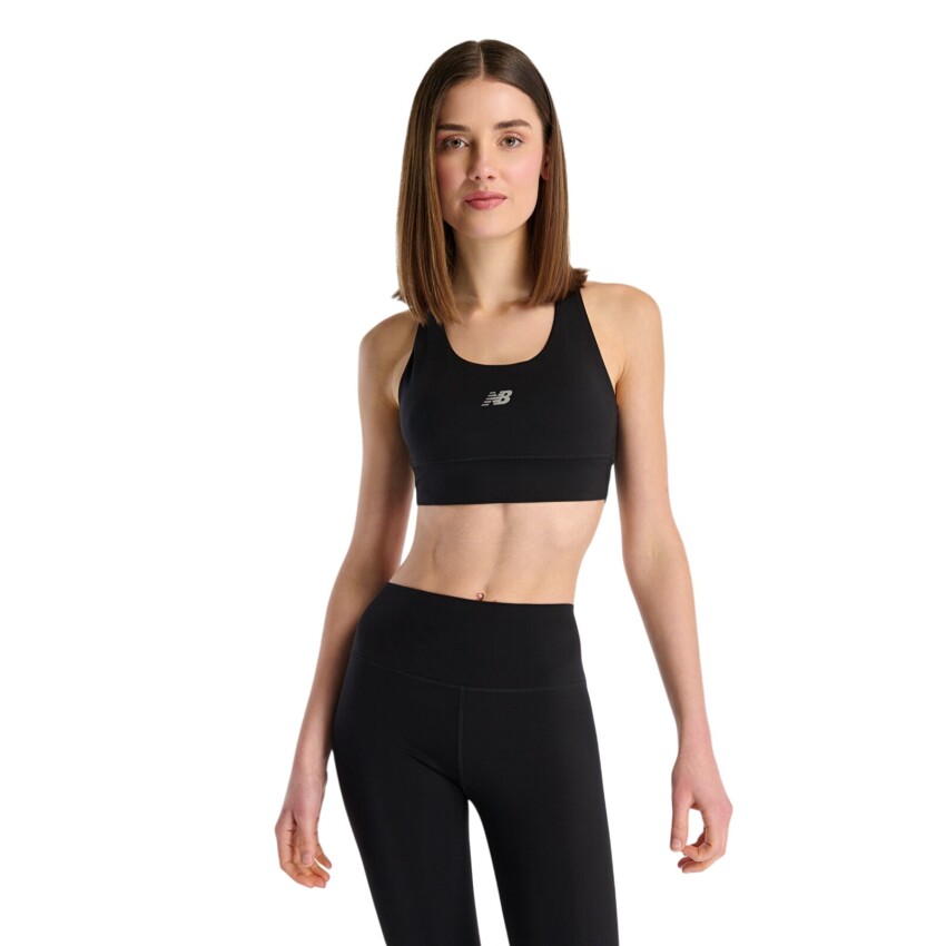 New Balance Lifestyle Siyah Kadın Bra - 1