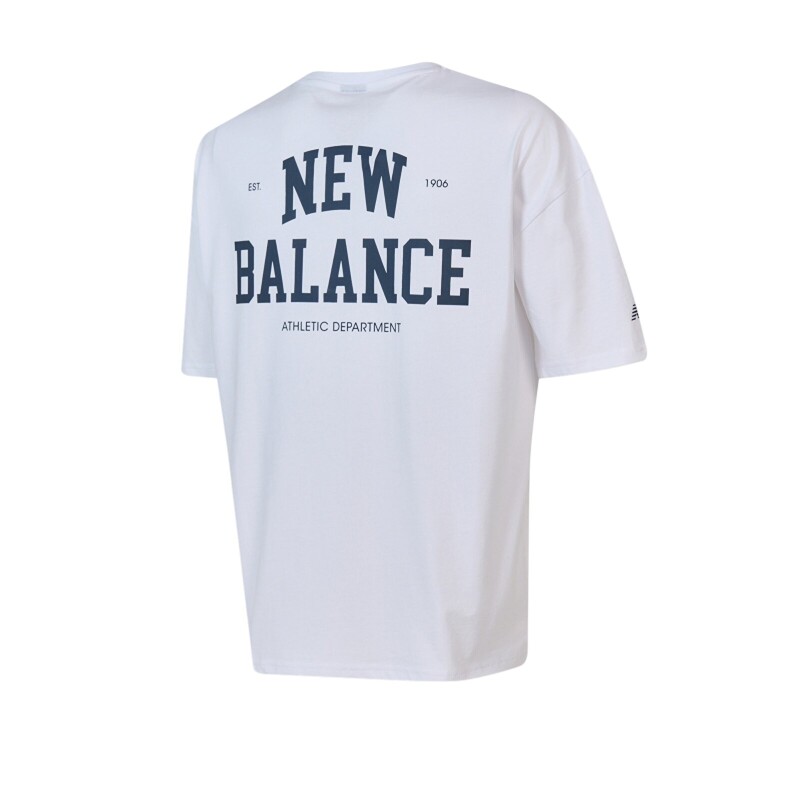 New Balance NB Lifestyle Beyaz Erkek Tshirt - 1