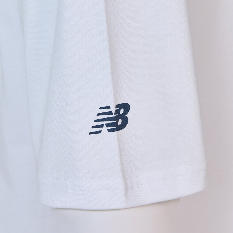 New Balance NB Lifestyle Beyaz Erkek Tshirt - 3