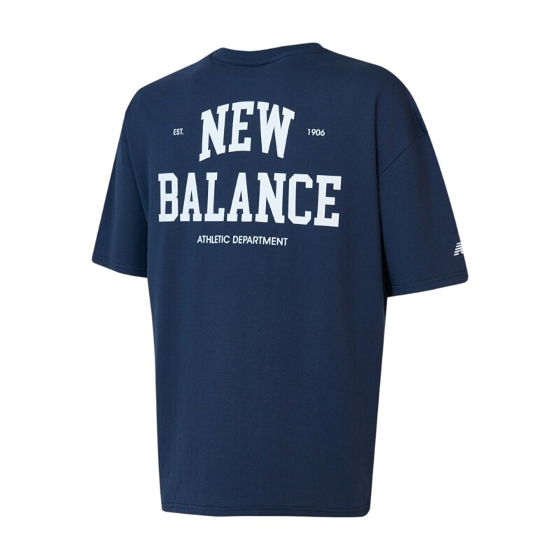 New Balance NB Lifestyle Lacivert Erkek Tshirt - 1