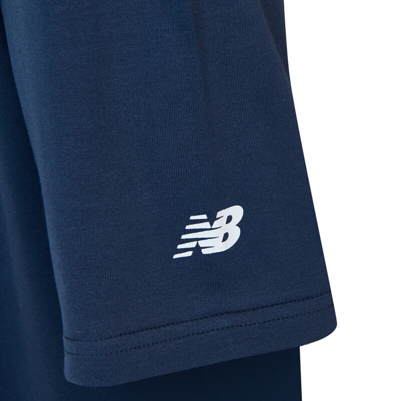 New Balance NB Lifestyle Lacivert Erkek Tshirt - 3