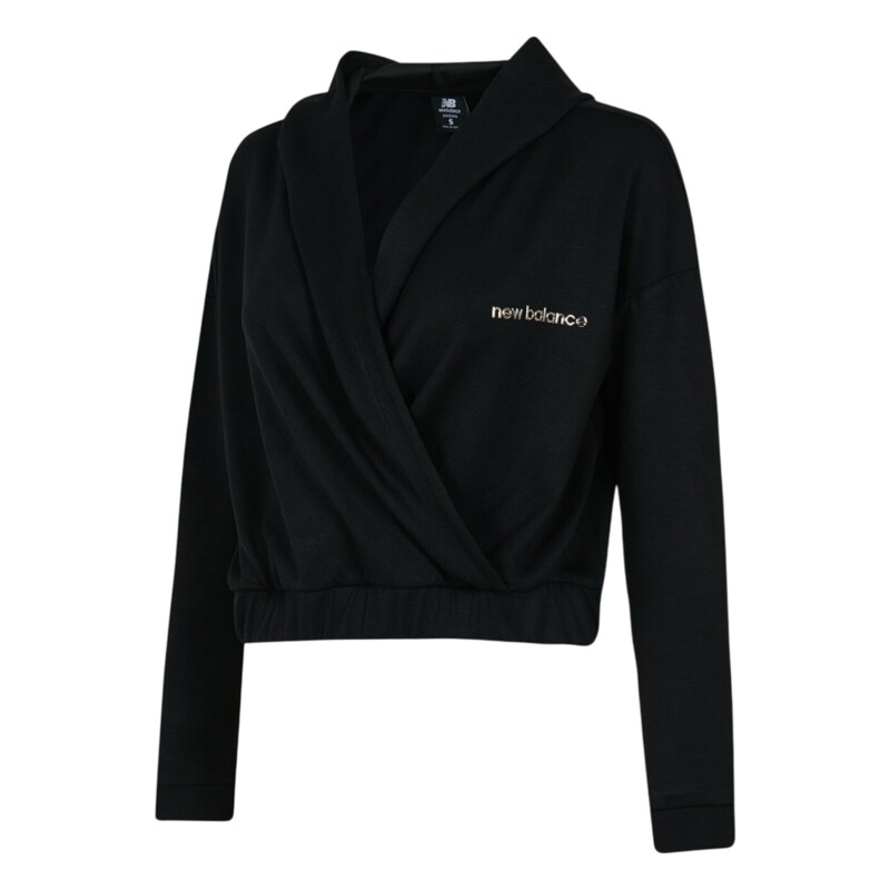 New Balance NB Lifestyle Women Hoodie Siyah Kadın Sweatshirt - 1