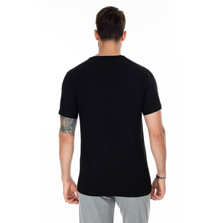 New Brand T-SHİRT O YAKA SİYAH Erkek Tshirt N08ER-02825-01 - 2