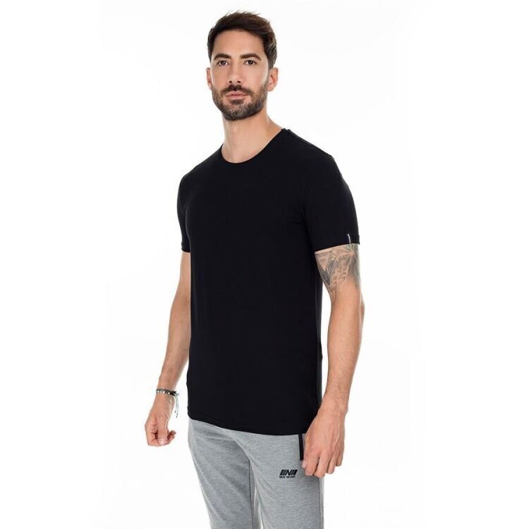 New Brand T-SHİRT O YAKA SİYAH Erkek Tshirt N08ER-02825-01 - 3