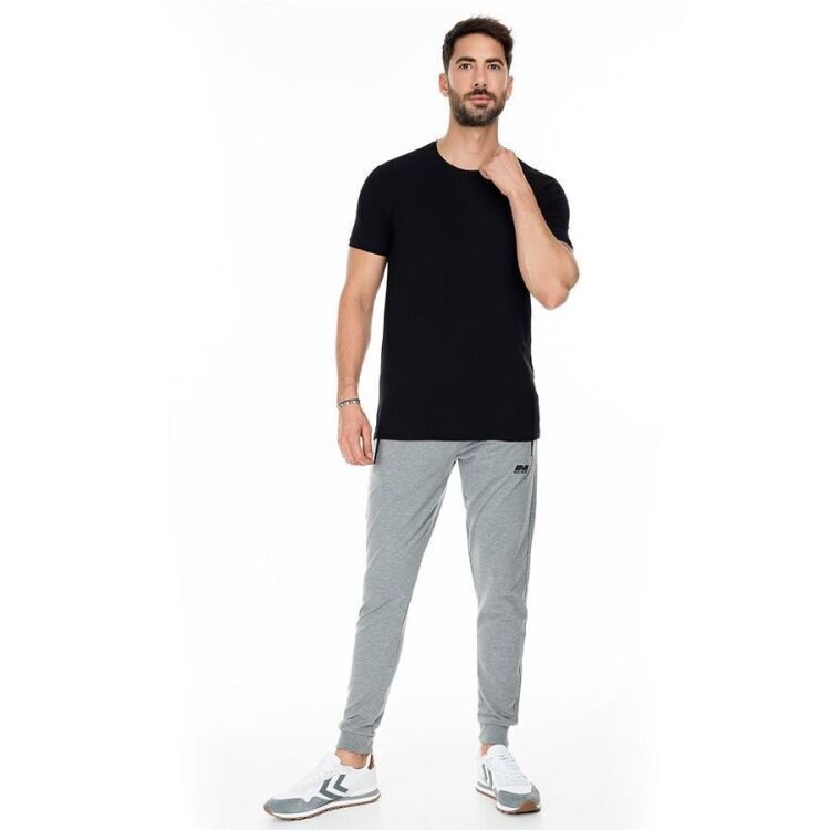 New Brand T-SHİRT O YAKA SİYAH Erkek Tshirt N08ER-02825-01 - 4