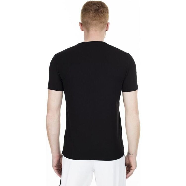New Brand V Yaka Siyah Erkek Tshirt - 2