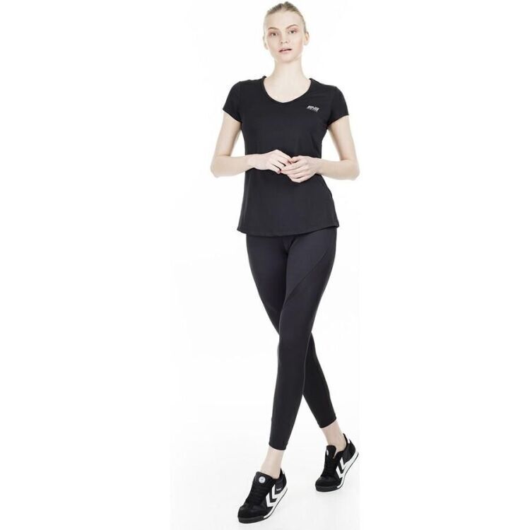 New Brand Siyah Kadın Tayt - 1