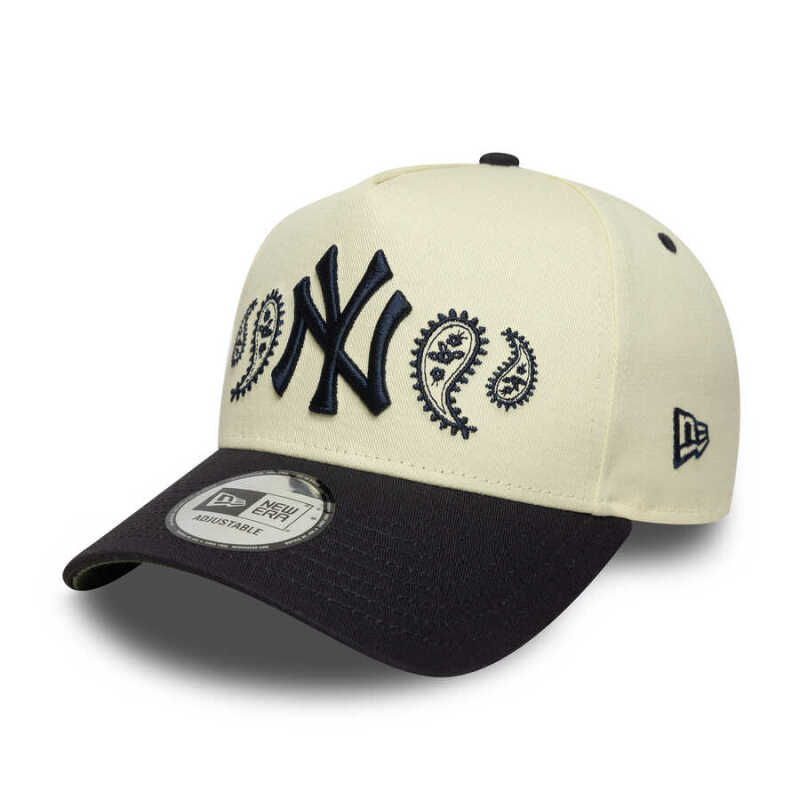 New Era 9Forty Ef Paisley Neyvan Tek Ebat Beyaz Unisex Şapka - 1
