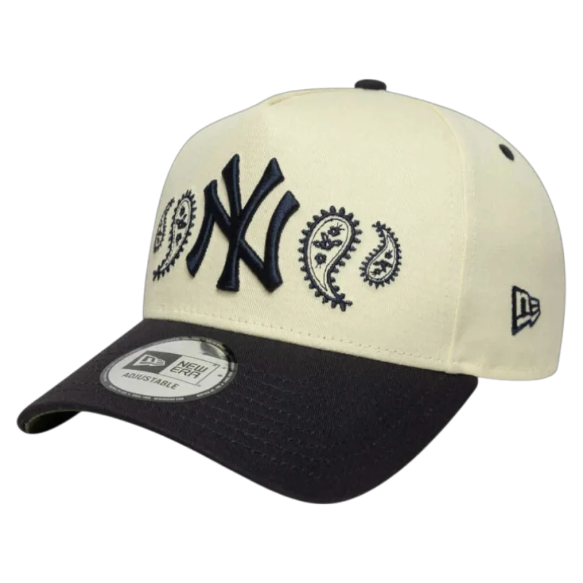 New Era 9Forty Ef Paisley Neyvan Tek Ebat Beyaz Unisex Şapka - 1