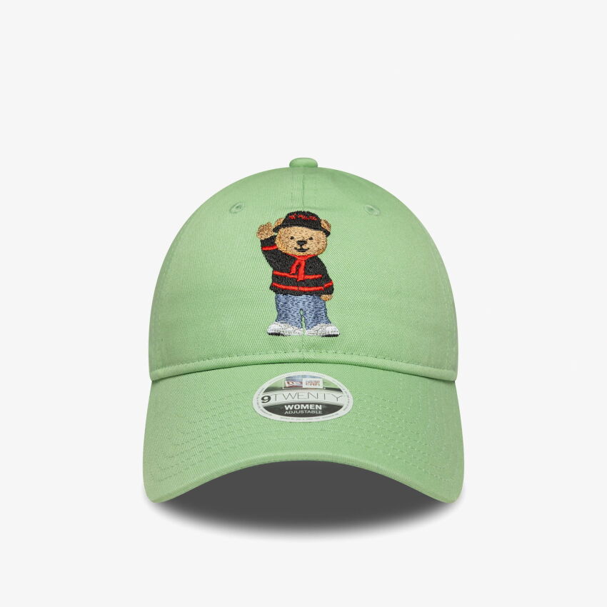 New Era Bear 9Twenty Acmilan Tek Ebat Yeşil Kadın Şapka - 2