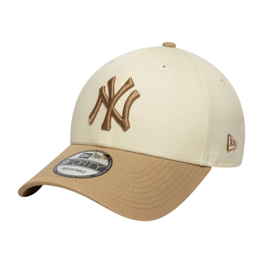 New Era Colour Block 9Forty Neyvan Bej Unisex Şapka - 1