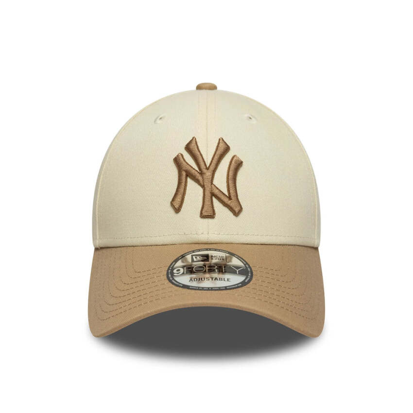 New Era Colour Block 9Forty Neyvan Bej Unisex Şapka - 2