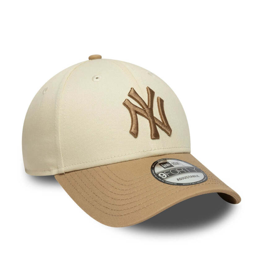 New Era Colour Block 9Forty Neyvan Bej Unisex Şapka - 3