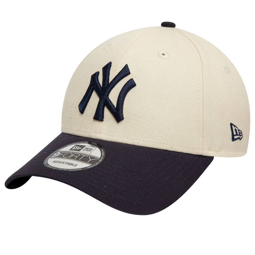 New Era Colour Block 9Forty Neyvan Bej Unisex Şapka - 1