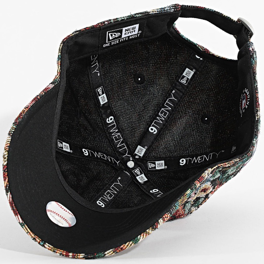 New Era Floral 9Twenty Neyvan Tek Ebat Siyah Kadın Şapka - 4