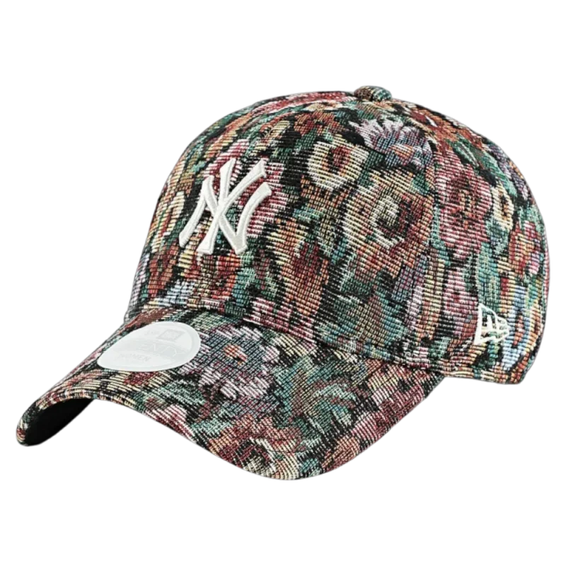 New Era Floral 9Twenty Neyvan Tek Ebat Siyah Kadın Şapka - 1