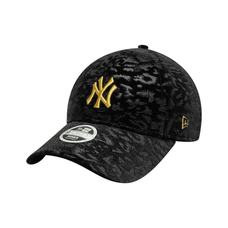 New Era Leo Velour 9Forty Neyvan Tek Ebat Siyah Kadın Şapka - 1