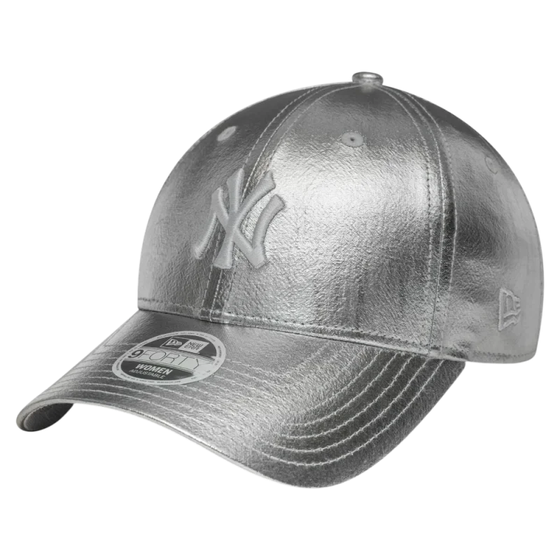 New Era Metallic 9Forty Neyvan Tek Ebat Gri Kadın Şapka 