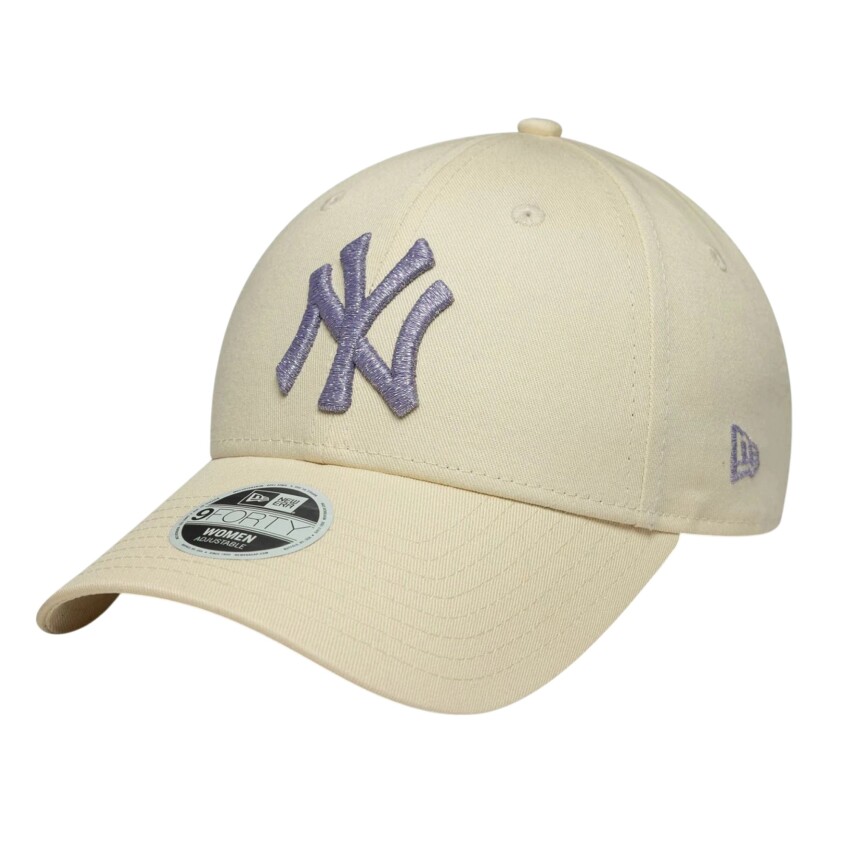 New Era Metallic Logo 9Forty Neyvan Bej Kadın Şapka - 1