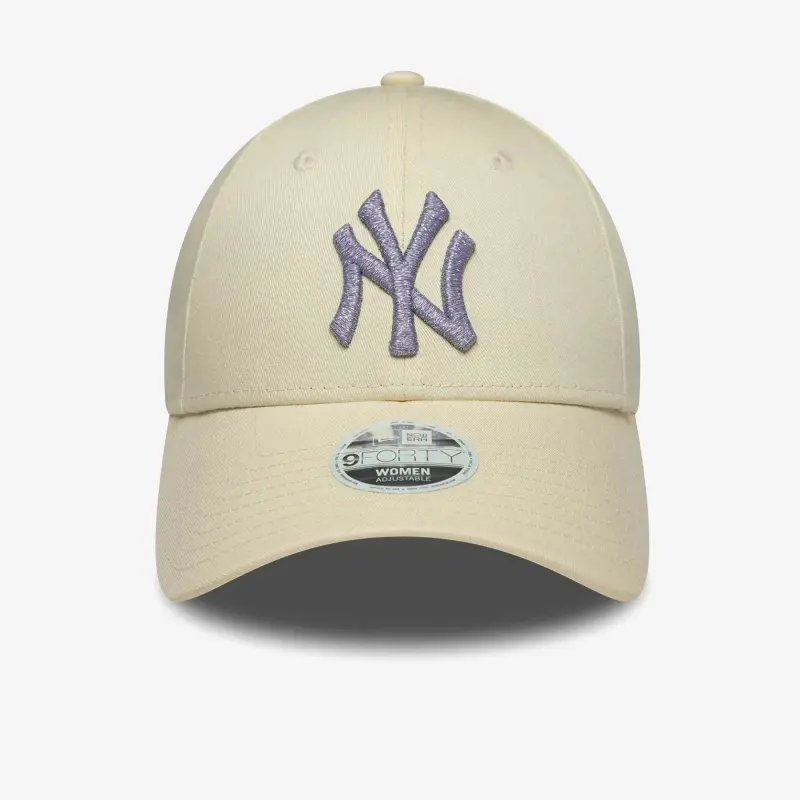 New Era Metallic Logo 9Forty Neyvan Bej Kadın Şapka - 2