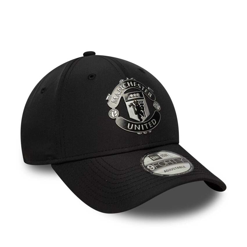 New Era Reflective 9Forty Manchester United Siyah Unisex Şapka - 3