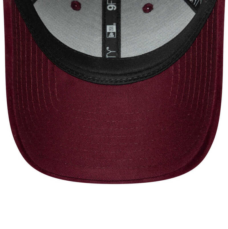 New Era Velour 9Forty Losdod Tek Ebat Bordo Kadın Şapka - 5