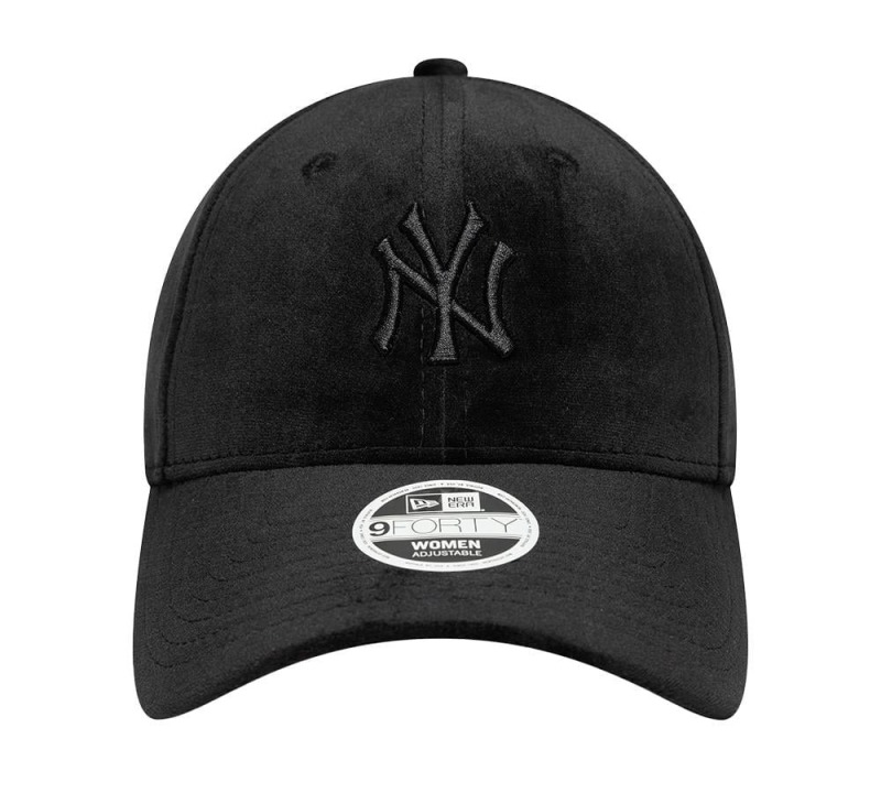 New Era Velour 9Forty Neyvan Tek Ebat Siyah Kadın Şapka - New Era (1)