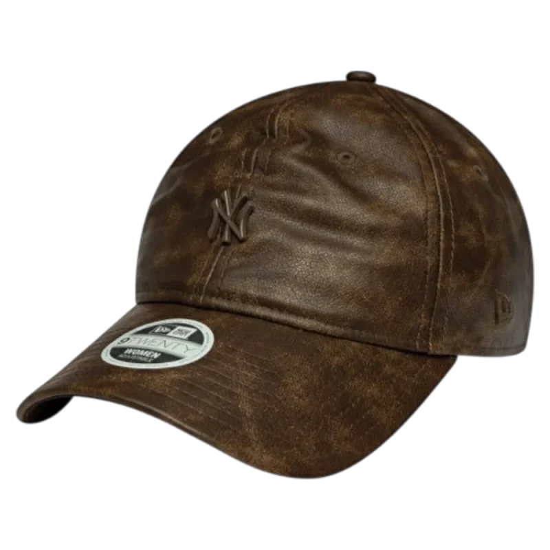New Era Worn PU 9Twenty Neyvan Tek Ebat Kahverengi Kadın Şapka - 1