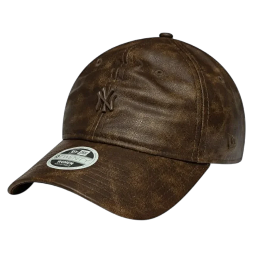 New Era Worn PU 9Twenty Neyvan Tek Ebat Kahverengi Kadın Şapka - 1