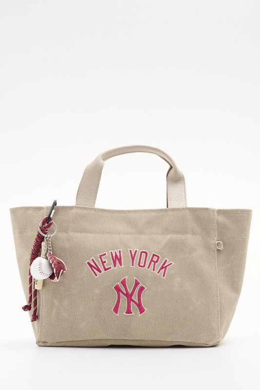  New York Yankees Bej Kadın El Çantası - New York Yankees