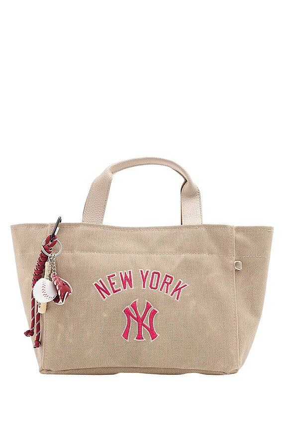  New York Yankees Bej Kadın El Çantası - 1