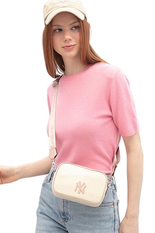 New York Yankees Bej Kadın Omuz Çantası - New York Yankees (1)