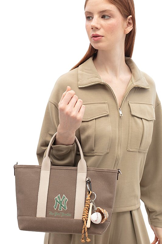  New York Yankees Bej Kadın Omuz Çantası - New York Yankees (1)