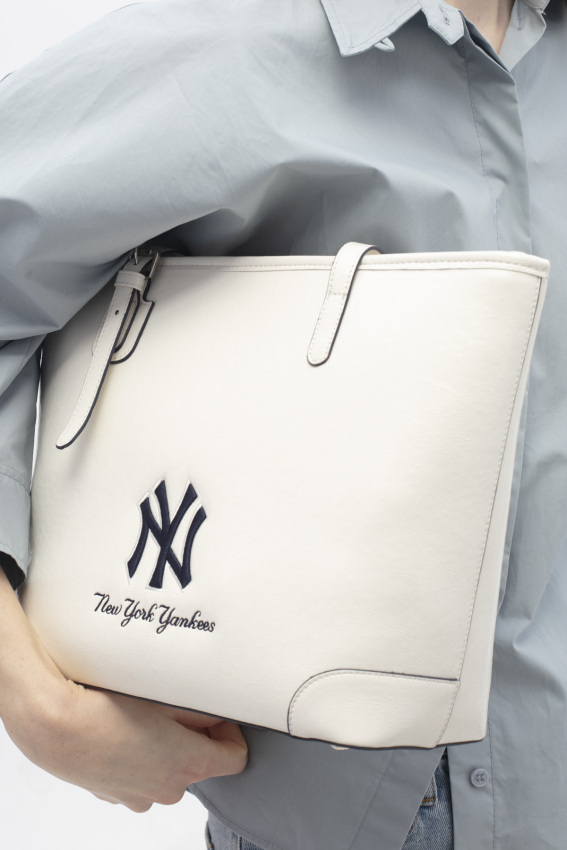  New York Yankees Beyaz Kadın El Çantası - 2