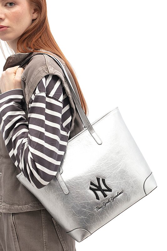  New York Yankees Gri Kadın El Çantası - New York Yankees (1)