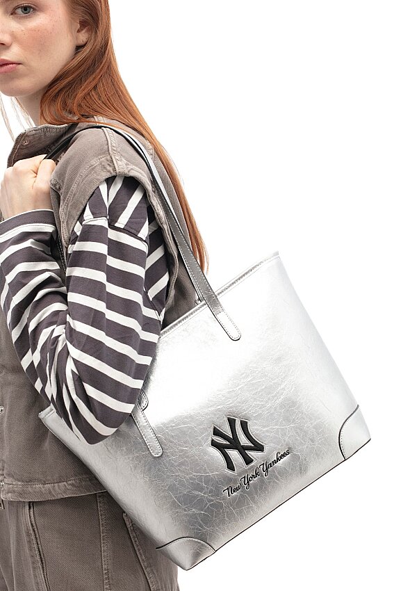  New York Yankees Gri Kadın El Çantası - 2