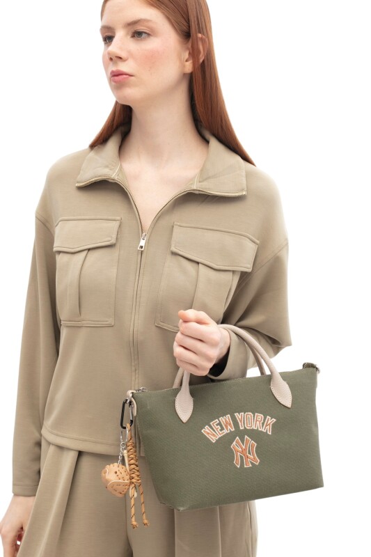 New York Yankees Haki Kadın El Çantası - 1