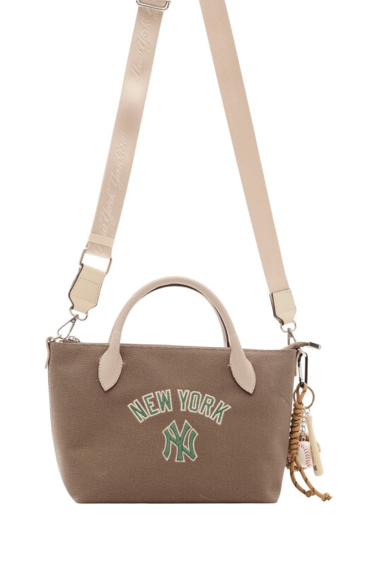 New York Yankees Kahverengi Kadın El Çantası - 1