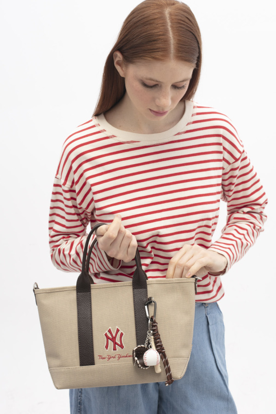  New York Yankees Kahverengi-Kırmızı Kadın Omuz Çantası - 2