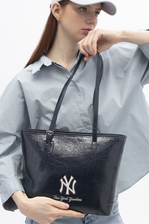  New York Yankees Lacivert Kadın El Çantası - 1