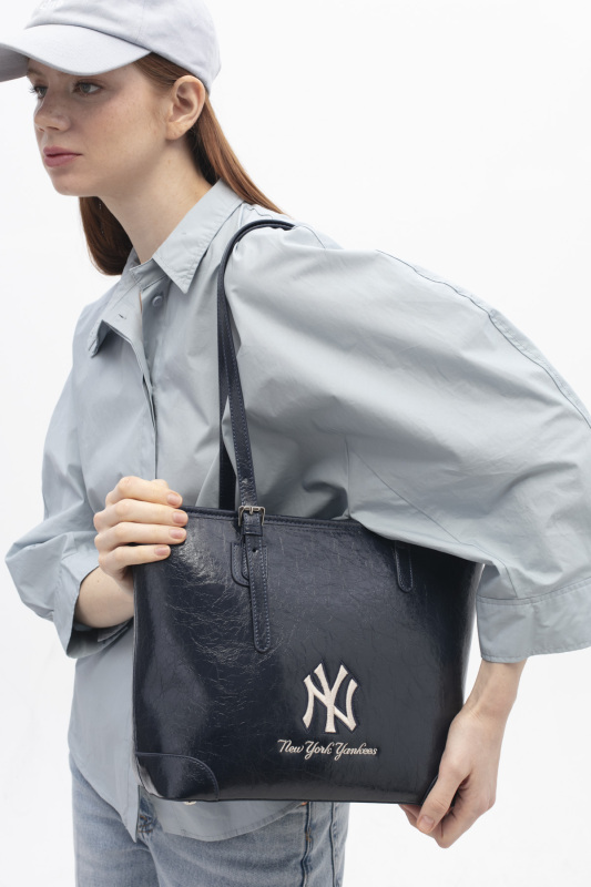  New York Yankees Lacivert Kadın El Çantası - 2