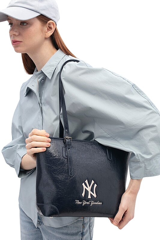  New York Yankees Lacivert Kadın El Çantası - 2