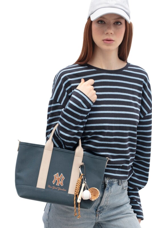 New York Yankees Lacivert Kadın Omuz Çantası - 1