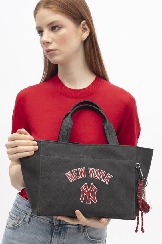 New York Yankees Siyah Kadın El Çantası - 1