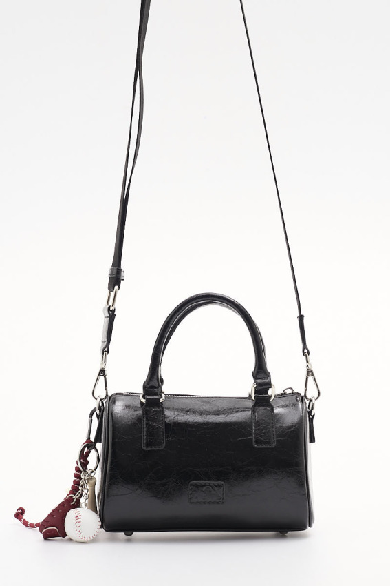  New York Yankees Siyah Kadın El Çantası - 2